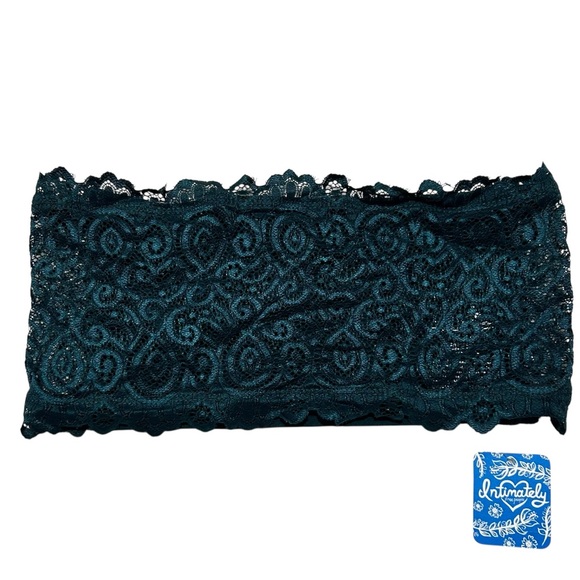 Free People Other - Free People M/L lace Bandeau Bra green New Strapless